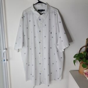 Ralph Lauren  Men's Classic Fit Anchor Dog Short Sleeve  Shirt Size 4XLT